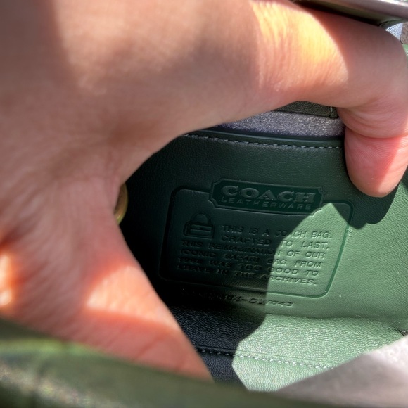 Coach ReEdition Safari Bag in Hunter Green - Picture 9 of 9